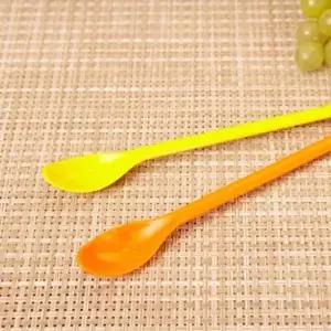 커피 롱스푼 색상 랜덤 카페용 긴스푼 믹스 스푼 (WFKJJAW)