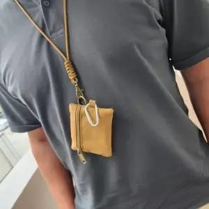 탈부착가능 목걸이 미니 지퍼지갑 (WFKJSWY)