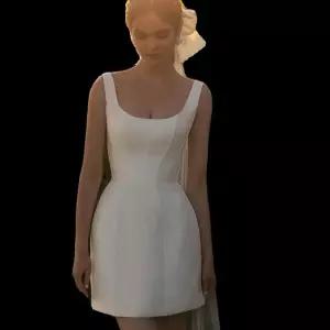 미니 웨딩 드레스 본식 스몰웨딩 셀프웨딩 파티 웨딩촬영캐주얼 오프숄더