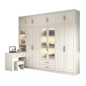 프렌치 화이트 장롱 엔틱 원목 입본장 장농 침실 빈티지