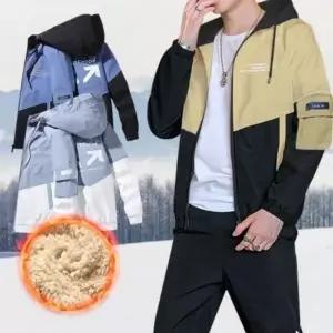 윈터트렌디 웜웨어 겉옷 웜라이닝 집업후디 경량자켓 점퍼 블루종 (WFKK49X)