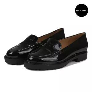 [(슈즈)] 케이시 페니 페이턴트 여성 로퍼 구두 블랙 CI8735