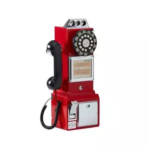 전화기 공중전화 빈티지 장식품 50년대 옛날 소품 인테리어 유선 미국 다이얼