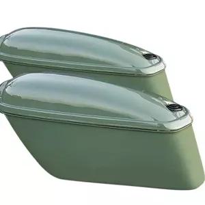 스쿠터 사이드 가방 리어백 클래식 가죽 보관 박스 오토바이 리어 뒷가방