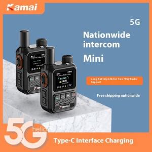 2개입 POC 무전기 전국 인터콤 5G GPS 듀얼 SIM 전환 풀 네트워크 핸드헬드 장거리 양방향 햄 라디오