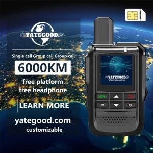 야트굿 G510 GPS 5000KM 무전기 장거리 글로벌 PTT 4G POC 100km