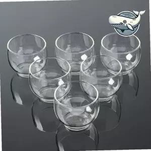 투명 내열유리 찻잔 100ml 감성 차도구