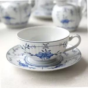 독일 블룸 에스프레소잔 1P 받침포함 도자기 커피잔