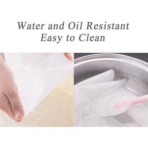 Y50A10pcs 스티머 메쉬 매트 재사호환용  붙지 않는 라운드 패드 찐빵 베이킹 페이스트리 직경 40Cm