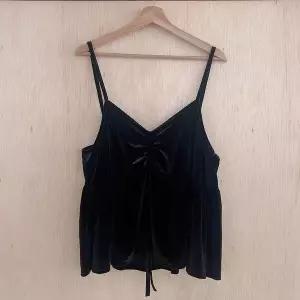 [하프클럽/셀러허브_여성트랜드패션]여성 겨울 벨벳 리본 뷔스티에 셔링 드