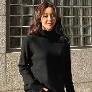 목폴라티 여성 하프넥 롤링 소프트 얇은목폴라 이너티셔츠