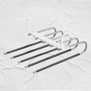 접이식 옷걸이 논슬립 바지걸이 5단 수납행거 패브릭 의류 정리함 (WFKKZ5B)