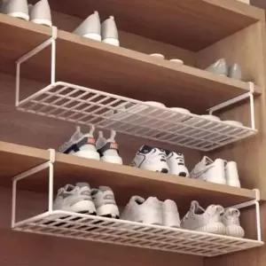 신발 정리 선반 슈즈 정리함 현관 신발걸이 수납행거 신발랙 (WFKKOXN)