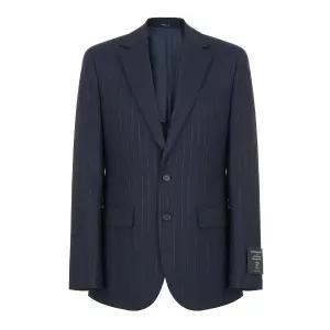 [바쏘옴므] 울 100 슬림핏 투톤 스트라이프 자켓(WSY1JT18A)