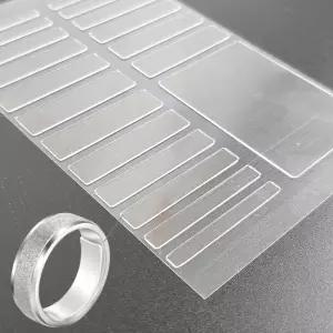 투명 아크릴 반지 사이즈 조절 스티커 링 홀더 패드