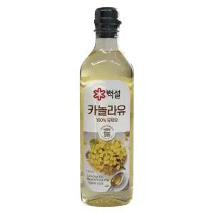 CJ제일제당 백설 카놀라유 900ml 1개 / 써클