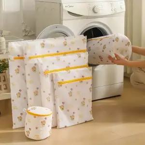 고품질 세탁망 6종세트 대형 속옷 브라 양말 세탁빨래망 (WFKKQWC)