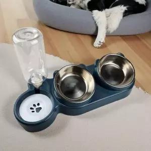 반려동물 사료 그릇 식기 강아지 고양이 분리형 밥그릇 물그릇