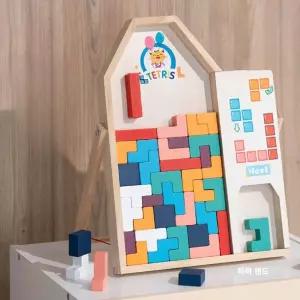 어르신 테트리스 블록 노인 사고력 두뇌 발달 퍼즐 놀이