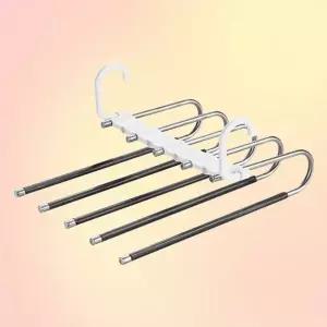 바지정리 바지걸이 좁은옷장 효율적인 옷정리 5단 (WFKKUB9)