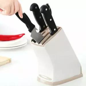 싱크대칼꽂이 SBV641G9 주방 칼 칼보관 거치대 베이지