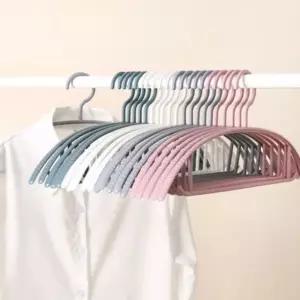 어깨뿔방지 논슬립 옷걸이 블루 나비형 의류 정리걸이 (WFKL0Q3)