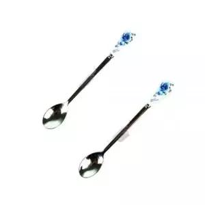 블루 285TDH10 컬러 티스푼 2P 10세트 디저트스푼 과일스푼