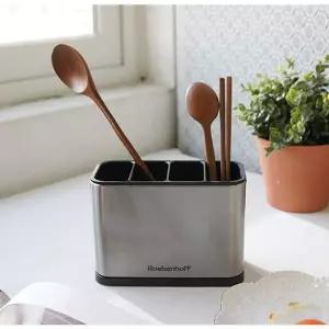 물빠짐 540HBX11 수저통 스텐 데일리 사각 1P 추천 숟가락 정리