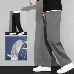 여름용 시원한 슬림핏 와이드 슬랙스 바지