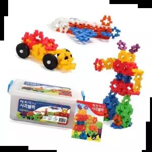 블록쌓기 한립토이스 해피 미니 사각블럭 220pcs