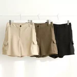 [다잇템]여성 코듀로이 큰사이즈 보온 핫팬츠 반바지