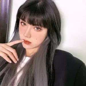 브릿지 헤어피스 6p 실버그레이