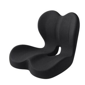 인체공학적 실험실 설계의 사무용 메모리 폼 시트 쿠션, 운전용 카시트, 트럭 시트, 운전석, 좌골, 꼬리뼈 및 콕시스 , 요추 허리 지지대 블랙