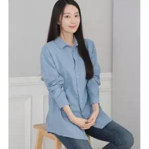 [하프클럽/셀러허브_여성트랜드패션]여성 루즈핏 셔츠 롤업 일반핏 청남방