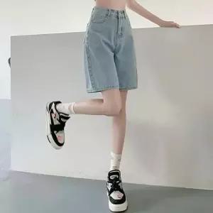 [라일리여성의류] Rly 청반바지 캐주얼 4부 여자 숏팬츠 여름 데님팬츠