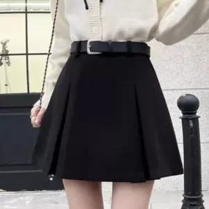 [라일리여성의류] Rly 미니스커트 A라인 하이웨스트 스커트 여성 주름