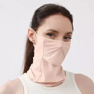 [하프클럽/]쿨 귀걸이형 여름넥워머 실키스킨 골프 멀티스카프