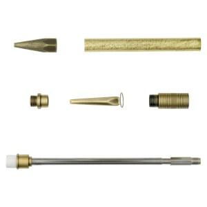 펜 스테이트 인더스트리 PKMPLAB 기계 연필 키트 우드터닝 프로젝트(1, 앤티크 황동)