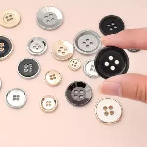 메탈 정장 셔츠 단추 코트 가디건 셔츠 브라우스 부자재 15MM 25MM (WFKM08L)