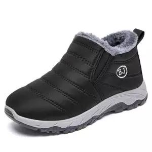 여자 겨울 슬립온 털슈즈 발편한 방한화 신발 WFLQ822