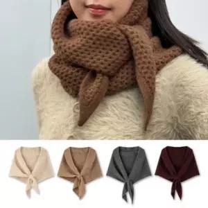 따듯해 패션 겨울 목도리 여성 삼각 울 머플러 숄 여성목도리 숄목도리 삼각목도리 여성숄