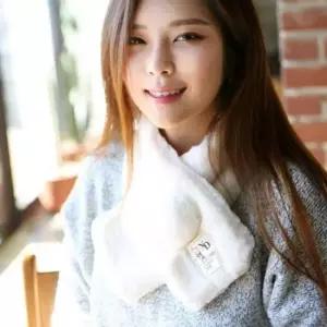 마니포근 색 목도리 목 겨울 머플러 스카프 미니 고리 방한 개 토시 워머 목커버 털목도리