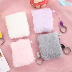 키링 핫팩파우치 손난로 화이트 주머니 커버