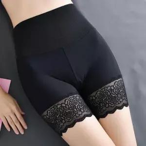 하이웨이스트 쫀쫀한 매쉬 속바지 레이스 뱃살보정 WB35D37