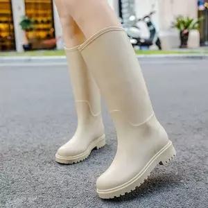 하이 롱 장화 비오는날 핏 장마 여자 레인부츠