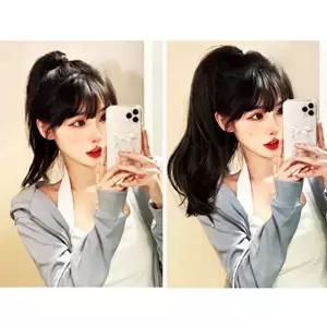 여성 올림머리 묶음머리 포니테일 부분 가발 30cm (KYR-WC5DE03)