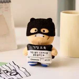 카카오프렌즈 도둑춘 머그샷 모니터 인형 춘식이 노트북인형