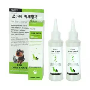 쏘아베 귀 세정제 강아지 고양이 귀염증 귀세척 이어크리너 120ml 2개
