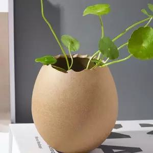 계란 꽃병 세로 A타입 장식 인테리어 화분 집 예쁜미니 꽃다발 화병 유리수반 세라믹 디자인 작은