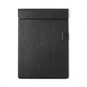 A4 자석 가죽 클립보드 영수증 받침대 주문서 꽂이레포트화일 메모판 빌지 서류바인더 서류 식당계산서 오